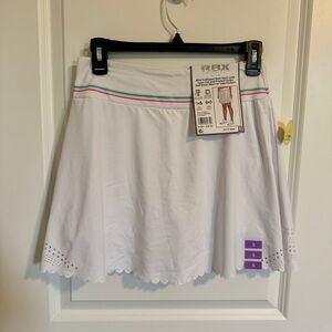 RBK 16" Scalloped Hem Skort  Tennis Golf Side Pockets‎ Woman's Size Small 50+SP